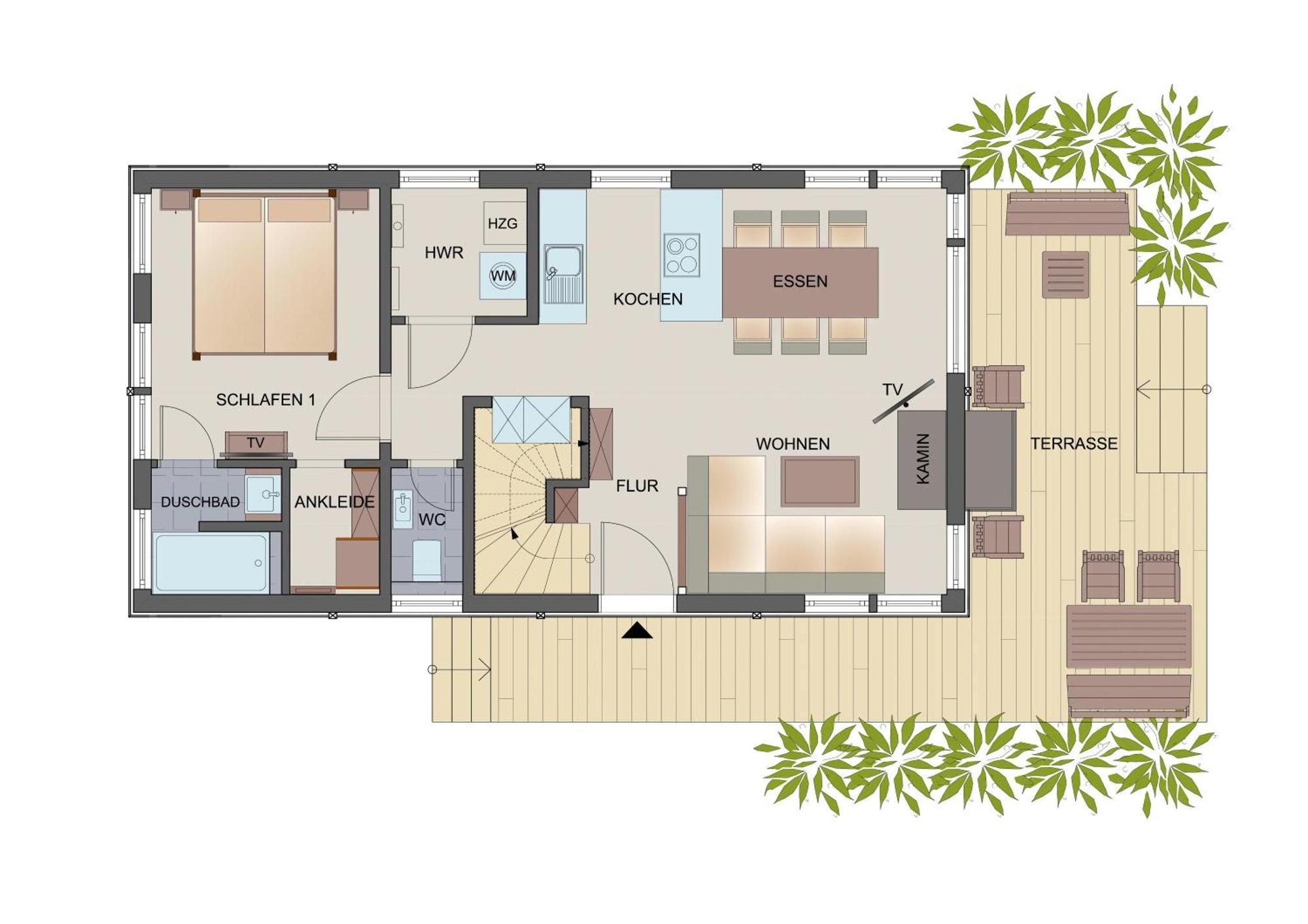 Typ B2 Ferienhaus - Aloha بيلزيرهاكين المظهر الخارجي الصورة